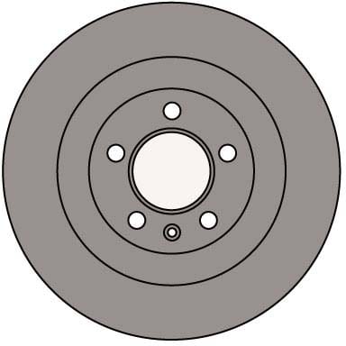 VENTED BRAKE DISC (EACH)