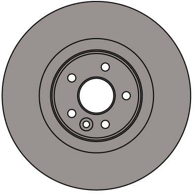 VENTED BRAKE DISC (EACH)