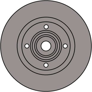 SOLID BRAKE DISC (EACH)
