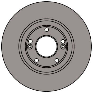 VENTED BRAKE DISC (EACH)