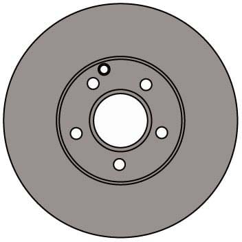 VENTED BRAKE DISC (EACH)
