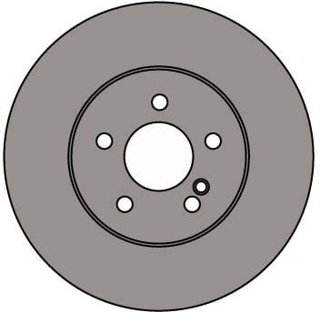VENTED BRAKE DISC (EACH)