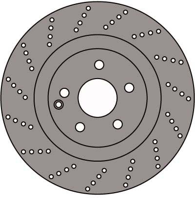 VENTED BRAKE DISC (EACH)