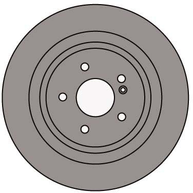 VENTED BRAKE DISC (EACH)