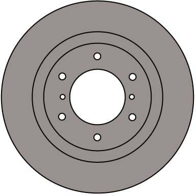 VENTED BRAKE DISC (EACH)