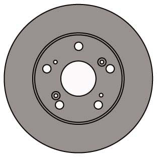 VENTED BRAKE DISC (EACH)