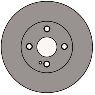 VENTED BRAKE DISC (EACH)