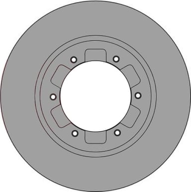 VENTED BRAKE DISC (EACH)