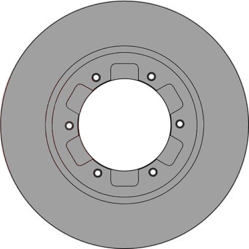VENTED BRAKE DISC (EACH)