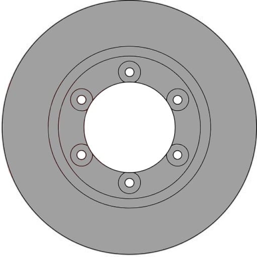 VENTED BRAKE DISC (EACH)