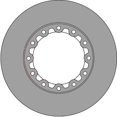 VENTED BRAKE DISC (EACH)