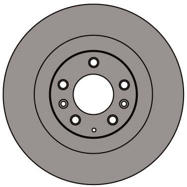 VENTED BRAKE DISC (EACH)