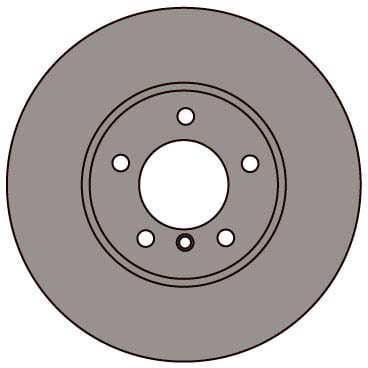 VENTED BRAKE DISC (EACH)