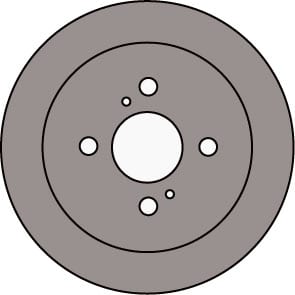 SOLID BRAKE DISC (EACH)