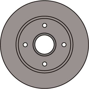 SOLID BRAKE DISC (EACH)