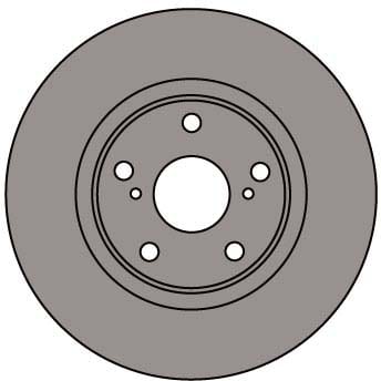 VENTED BRAKE DISC (EACH)