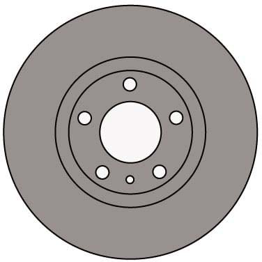 VENTED BRAKE DISC (EACH)
