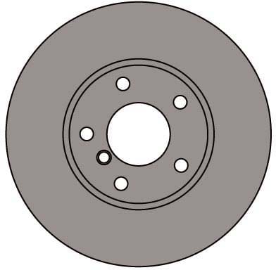 VENTED BRAKE DISC (EACH)