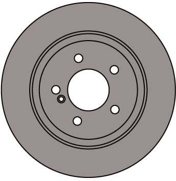 VENTED BRAKE DISC (EACH)