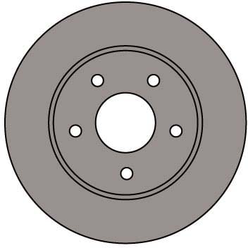 VENTED BRAKE DISC (EACH)