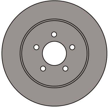 VENTED BRAKE DISC (EACH)