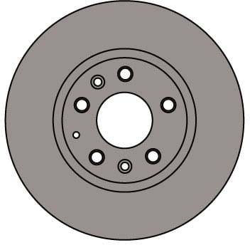 VENTED BRAKE DISC (EACH)