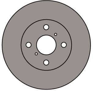 VENTED BRAKE DISC (EACH)