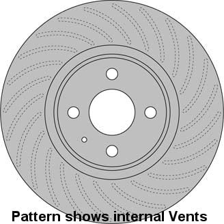R/H VENTED DISC (EACH)
