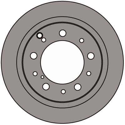VENTED BRAKE DISC (EACH)