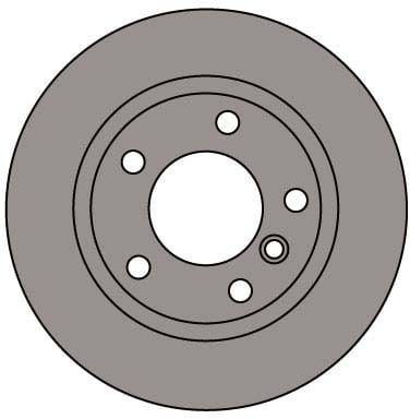 VENTED BRAKE DISC (EACH)