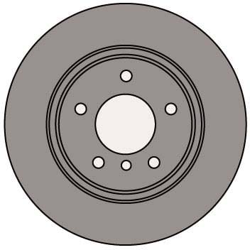 VENTED BRAKE DISC (EACH)