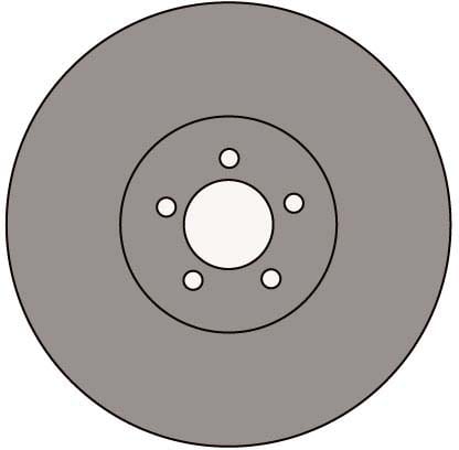 VENTED BRAKE DISC (EACH)