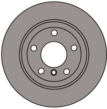 VENTED BRAKE DISC (EACH)