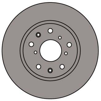VENTED BRAKE DISC (EACH)