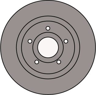SOLID BRAKE DISC (EACH)