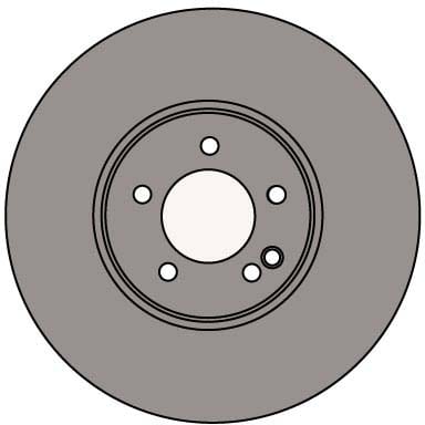 VENTED BRAKE DISC (EACH)