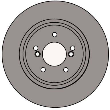 VENTED BRAKE DISC (EACH)