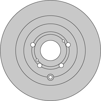 VENTED BRAKE DISC (EACH)