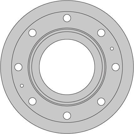 VENTED BRAKE DISC (EACH)