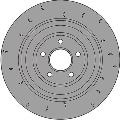 L/H VENTED BRAKE DISC