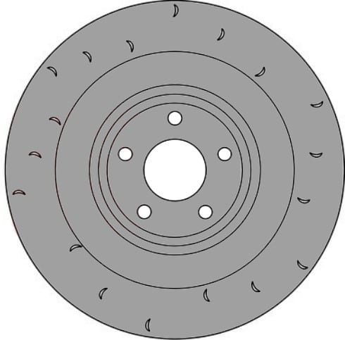 R/H VENTED BRAKE DISC