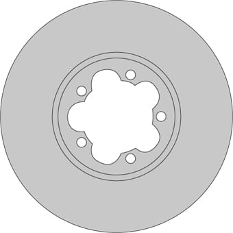 VENTED BRAKE DISC (EACH)