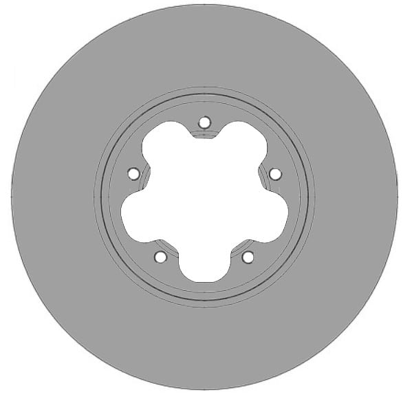 VENTED BRAKE DISC (EACH)