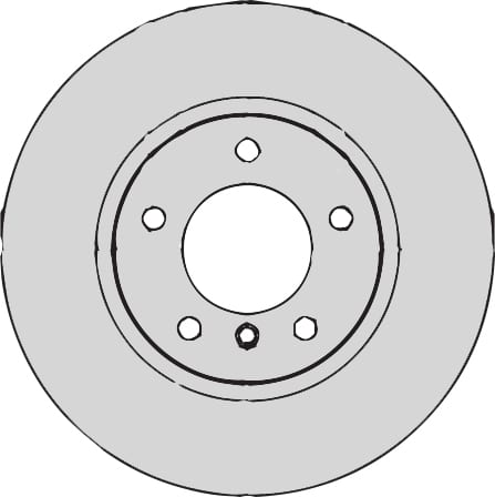 VENTED BRAKE DISC (EACH)