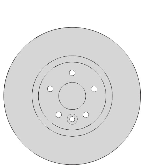 VENTED BRAKE DISC (EACH)