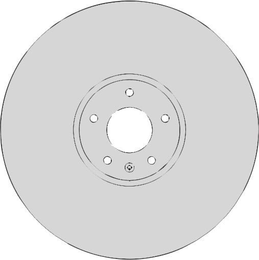 VENTED BRAKE DISC (EACH)