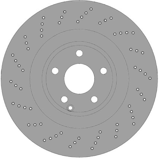 VENTED BRAKE DISC (EACH)