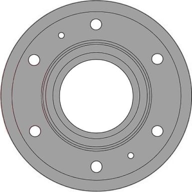 VENTED BRAKE DISC (EACH)