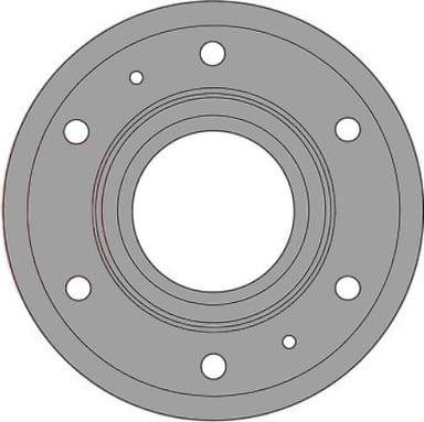 VENTED BRAKE DISC (EACH)