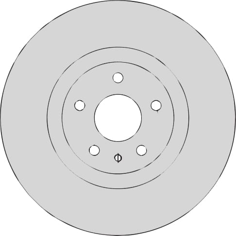 VENTED BRAKE DISC (EACH)